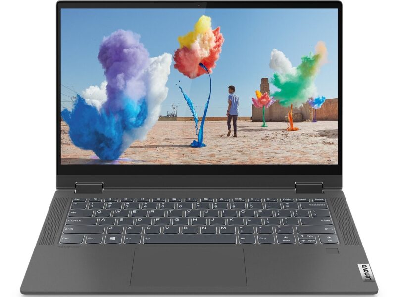 لابتوب لينوفو آيديا باد فليكس 5 المتحول – معالج AMD رايزن 7 4700U، ذاكرة 8 جيجابايت DDR4، قرص SSD سعة 256 جيجابايت، كارت شاشة AMD Radeon™ بسعة 4 جيجابايت، شاشة لمس 14 بوصة فل إتش دي قابلة للدوران 360 درجة