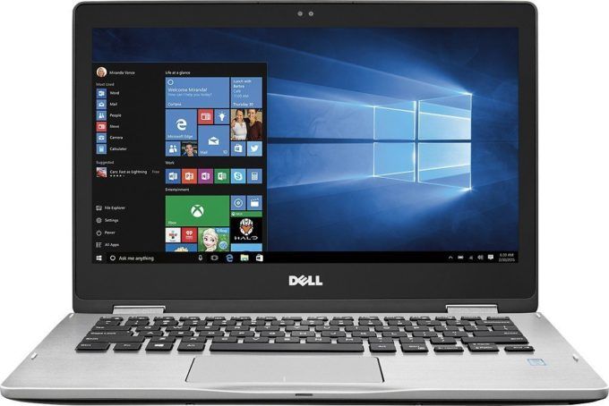 لابتوب ديل إنسبيرون 13-7378 – إنتل® كور™ i5-7200U – رام 8 جيجابايت DDR4 – قرص SSD بسعة 256 جيجابايت – شاشة 13.3 بوصة تعمل باللمس بدقة FHD – ويندوز 10