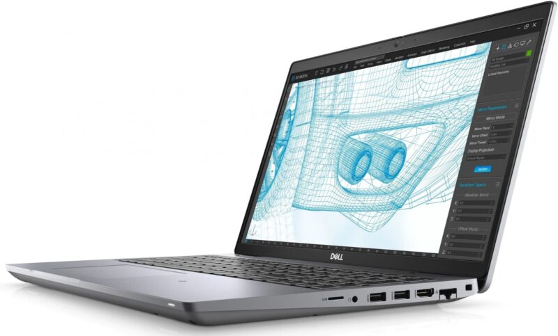 ⁦ديل بريسيجن 3561 لابتوب - معالج إنتل كور i7-11850H vPro - رام 16 جيجابايت DDR4 (قابلة للتوسعة) - 512 جيجابايت SSD PCIe NVMe M.2 - نفيديا Quadro T600 4GB DDR6 - شاشة 15.6 بوصة FHD (1920 × 1080)⁩ - الصورة ⁦2⁩