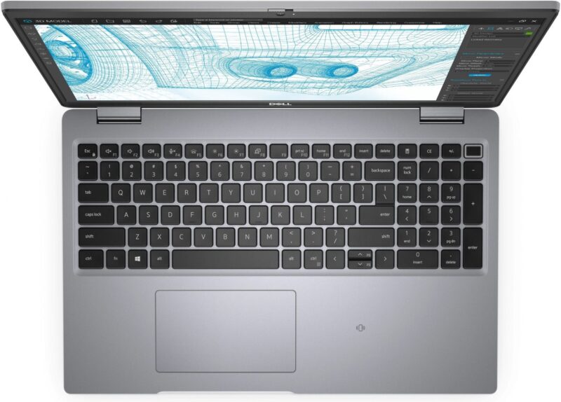 ⁦ديل بريسيجن 3561 لابتوب - معالج إنتل كور i7-11850H vPro - رام 16 جيجابايت DDR4 (قابلة للتوسعة) - 512 جيجابايت SSD PCIe NVMe M.2 - نفيديا Quadro T600 4GB DDR6 - شاشة 15.6 بوصة FHD (1920 × 1080)⁩ - الصورة ⁦3⁩