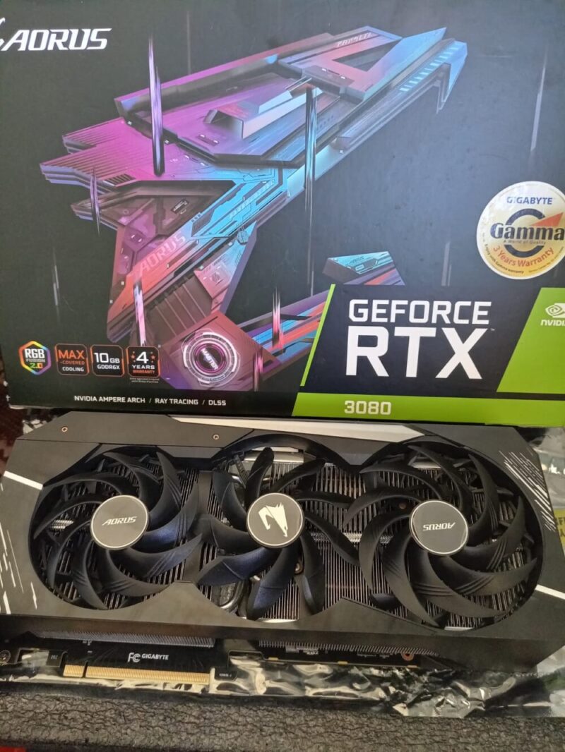 Graphic Card Nvidia Geforce Graphic Card Rtx 3080 10gb ddr6X Aorus Master