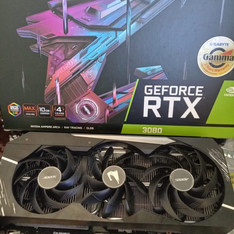 Graphic Card Nvidia Geforce Graphic Card Rtx 3080 10gb ddr6X Aorus Master