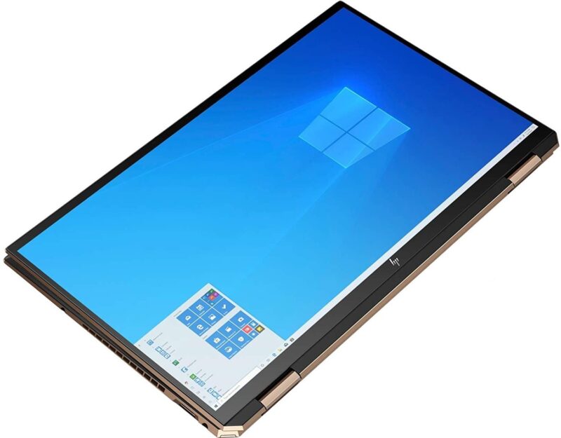 ⁦لابتوب إتش بي Spectre x360 Convertible 15-df1xxx - معالج Intel® Core™ i7-10510U - ذاكرة RAM سعة 8 جيجابايت DDR4 - قرص SSD بسعة 256 جيجابايت - شاشة 15.6 بوصة FHD تعمل باللمس - نظام تشغيل ويندوز 10⁩ - الصورة ⁦4⁩