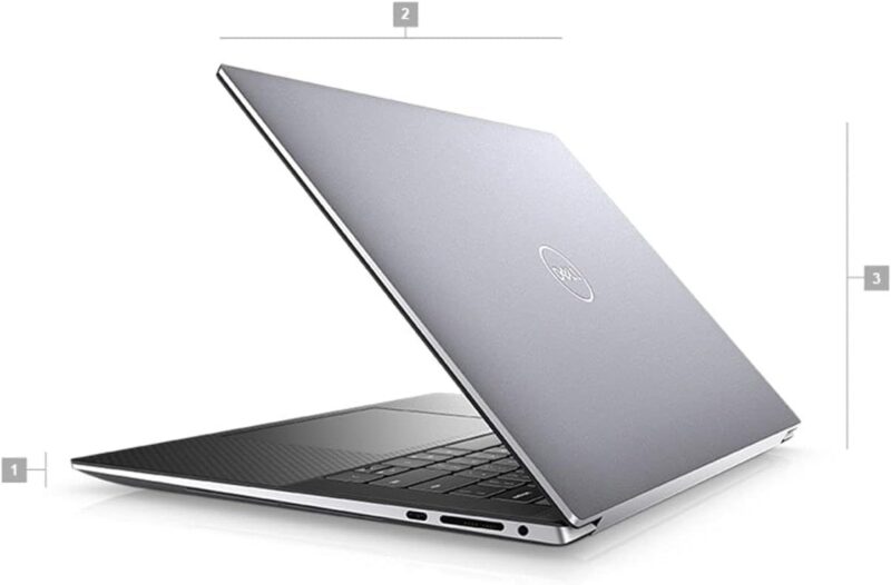 ⁦ديل بريسيجن 5750 – زي الجديد – كور i7 الجيل العاشر، رام 32 جيجابايت DDR4 قابلة للتوسعة، قرص SSD سعة 512 جيجابايت، كارت شاشة T1200 سعة 4 جيجابايت، شاشة 17.3 بوصة فائقة الوضوح⁩ - الصورة ⁦3⁩