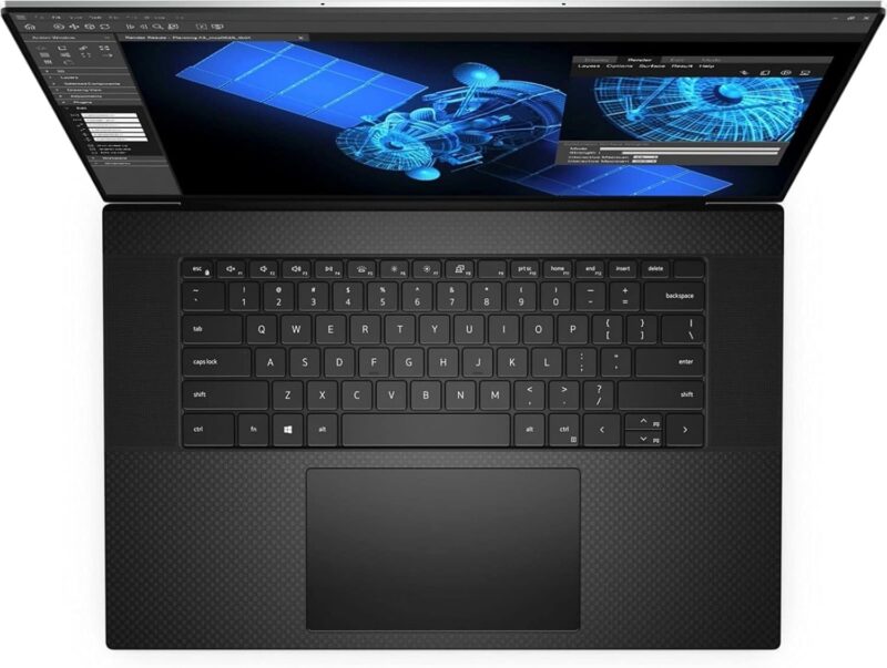 ⁦ديل بريسيجن 5750 – زي الجديد – كور i7 الجيل العاشر، رام 32 جيجابايت DDR4 قابلة للتوسعة، قرص SSD سعة 512 جيجابايت، كارت شاشة T1200 سعة 4 جيجابايت، شاشة 17.3 بوصة فائقة الوضوح⁩ - الصورة ⁦5⁩