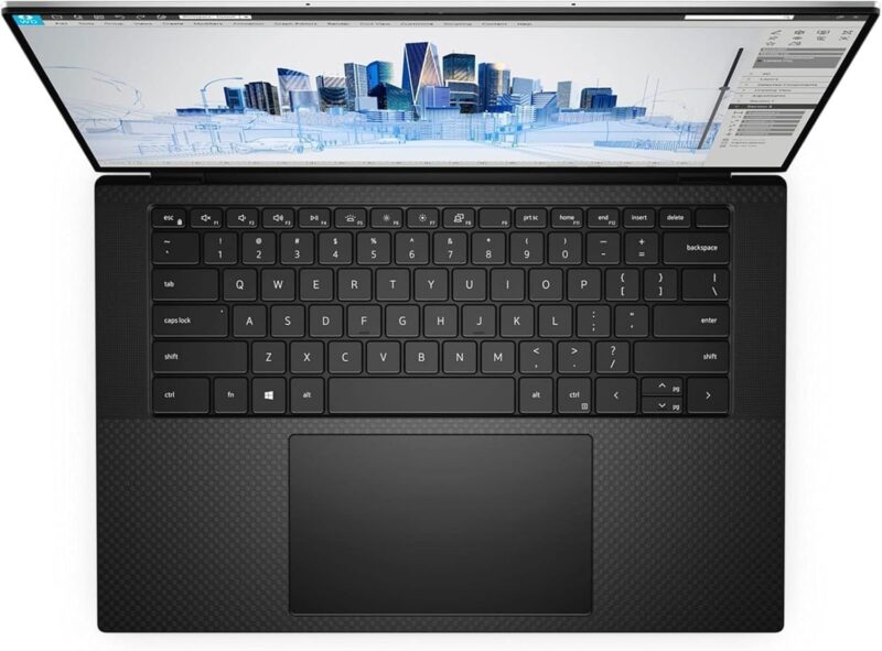 ⁦ديل بريسيجن 5750 – زي الجديد – كور i7 الجيل العاشر، رام 32 جيجابايت DDR4 قابلة للتوسعة، قرص SSD سعة 512 جيجابايت، كارت شاشة T1200 سعة 4 جيجابايت، شاشة 17.3 بوصة فائقة الوضوح⁩ - الصورة ⁦4⁩