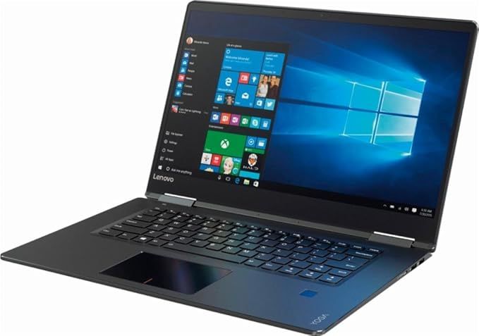 لابتوب لينوفو Yoga 710 15IKB - معالج Intel® Core™ i5-7200U - ذاكرة RAM سعة 8 جيجابايت DDR4 - قرص SSD بسعة 256 جيجابايت - شاشة 15.6 بوصة FHD تعمل باللمس - نظام تشغيل ويندوز 10 - اللون الأسود