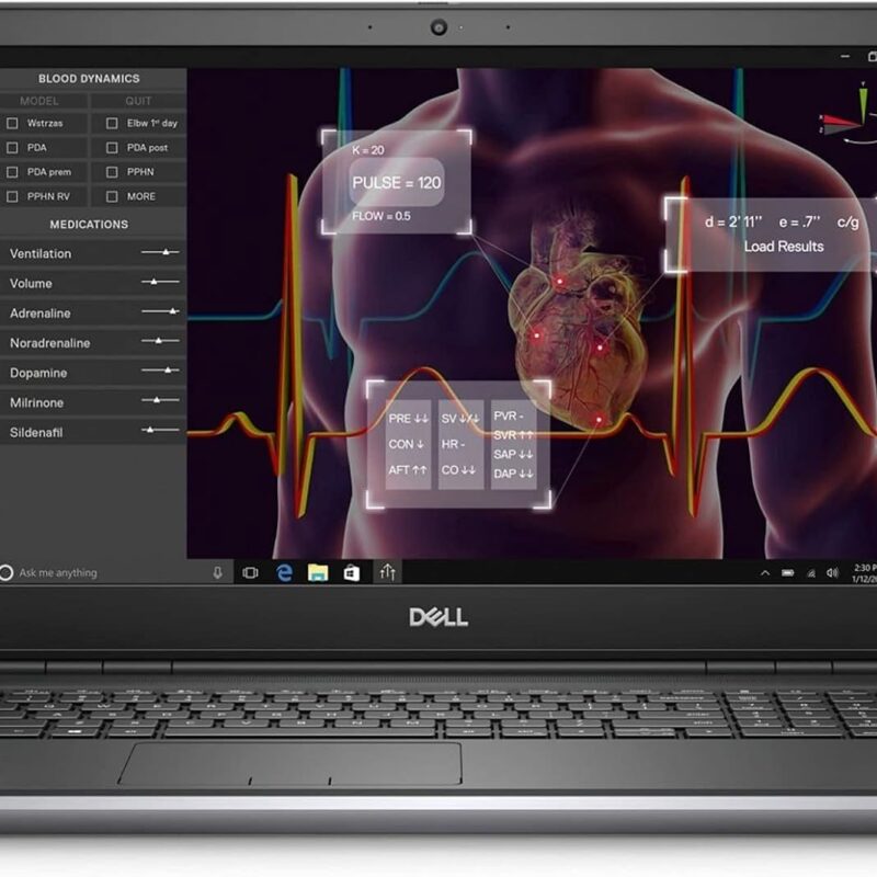 ديل بريسيجن 7550 – زي الجديد – كور i7 الجيل العاشر، رام 32 جيجابايت DDR4 قابلة للتوسعة، قرص SSD سعة 512 جيجابايت، كارت شاشة T1000 سعة 4 جيجابايت، شاشة 15.6 بوصة FHD