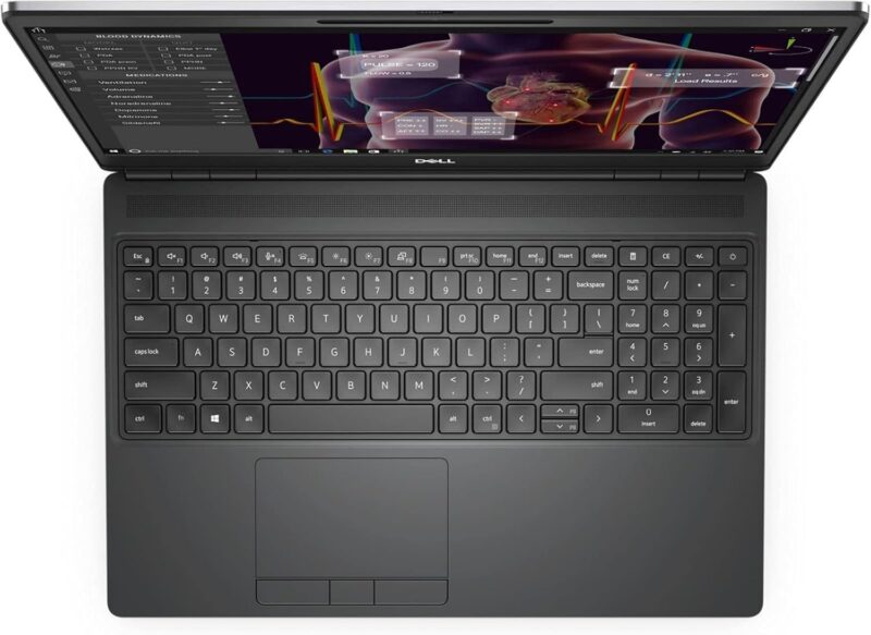 ⁦ديل بريسيجن 7550 – زي الجديد – كور i7 الجيل العاشر، رام 32 جيجابايت DDR4 قابلة للتوسعة، قرص SSD سعة 512 جيجابايت، كارت شاشة T1000 سعة 4 جيجابايت، شاشة 15.6 بوصة FHD⁩ - الصورة ⁦2⁩