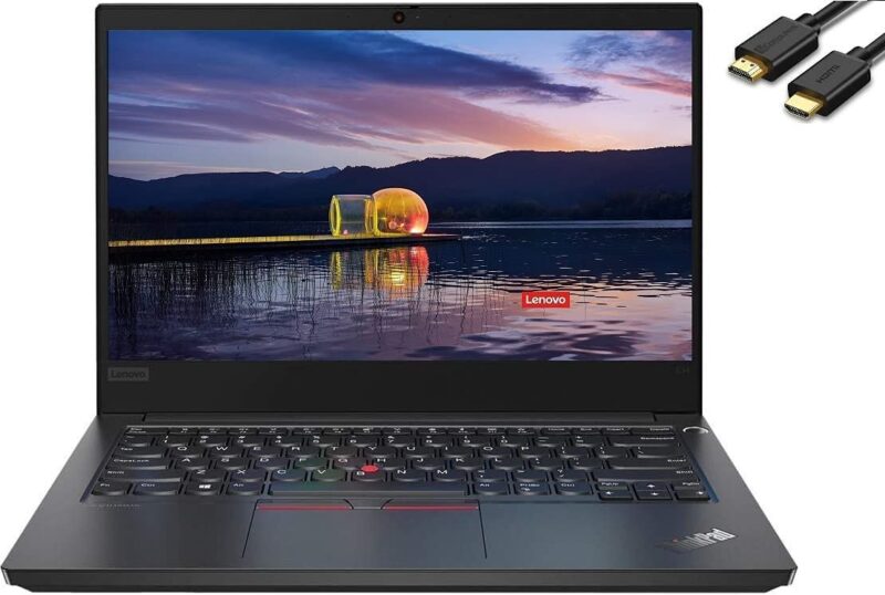 لابتوب لينوفو ثينكباد T14 - معالج إنتل® كور آي 7-10510U، ذاكرة 16 جيجابايت DDR4، قرص 512 جيجابايت SSD، كارت شاشة إنتل Iris Xe، شاشة 14 بوصة فل إتش دي
