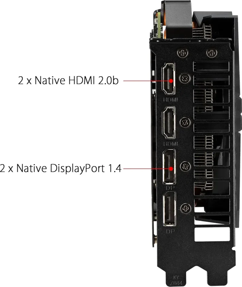 ⁦Graphic card Nvidia Geforce GTX 1660 SUPER Ddr6 ASUS ROG STRIX⁩ - الصورة ⁦2⁩
