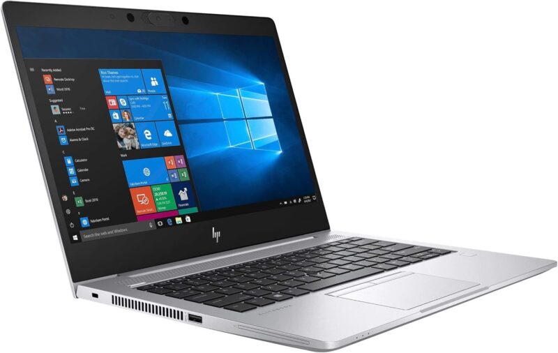 ⁦إتش بي إليت بوك 735 G6 – زي الجديد – معالج AMD Ryzen 7 PRO 3700U، رام 16 جيجابايت DDR4 قابلة للتوسعة، قرص SSD سعة 256 جيجابايت M.2، كارت شاشة AMD Vega 10 بسعة 2 جيجابايت، شاشة 13.3 بوصة فل إتش دي تعمل باللمس⁩ - الصورة ⁦4⁩
