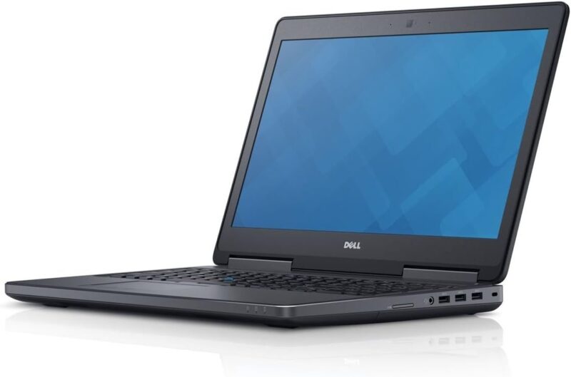 ⁦ديل بريسيجن 7520 – زي الجديد – كور i7 الجيل السابع، رام 16 جيجابايت DDR4 قابلة للتوسعة، قرص SSD سعة 512 جيجابايت، كارت M1200 بسعة 4 جيجابايت، شاشة 15.6 بوصة فائقة الوضوح⁩ - الصورة ⁦2⁩