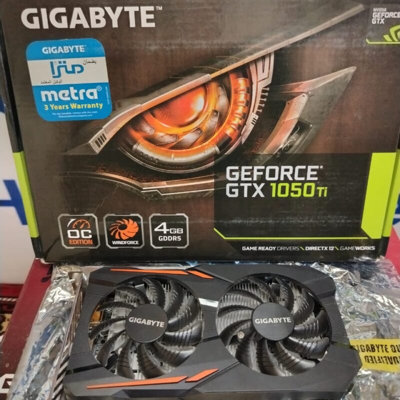 Graphic Card Nvidia Geforce Gtx 1050 ti 4gb Ddr5 Gigabyte OC