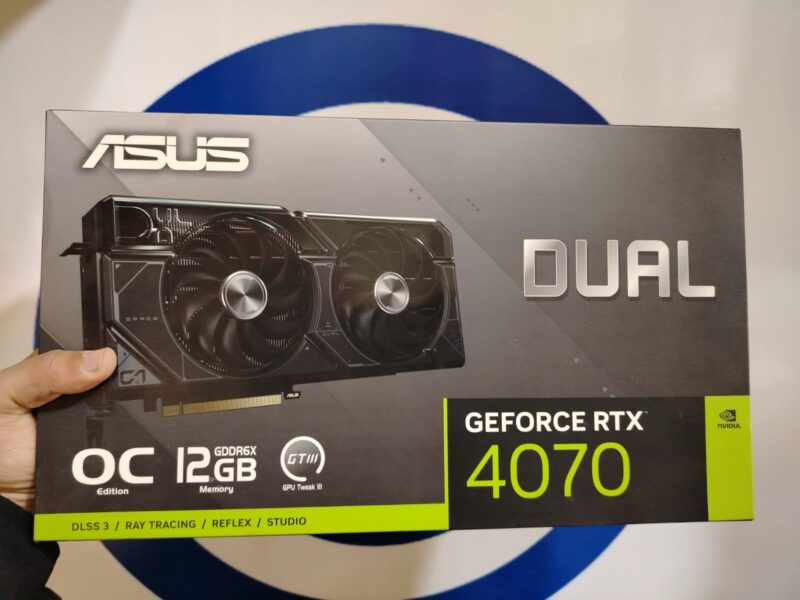 Graphic Card Geforce RTX 4070 Asus Dual 12gb ddr6X – New