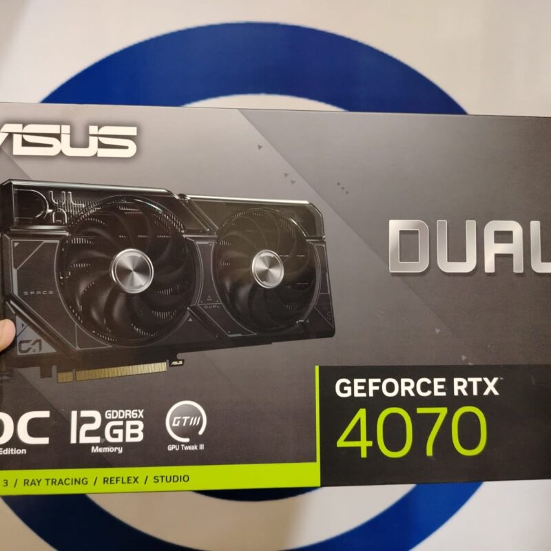 Graphic Card Geforce RTX 4070 Asus Dual 12gb ddr6X – New