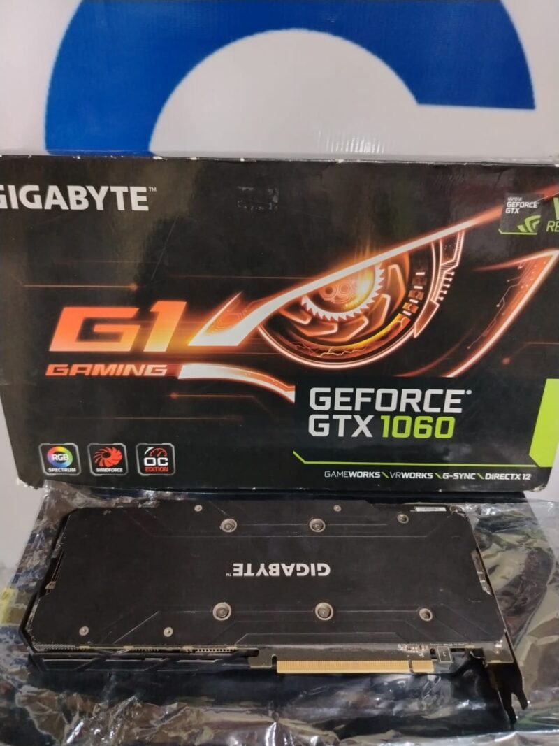 Graphic Card Nvidia Geforce Gtx 1060 6gb ddr5 Gigabyte G1 Gaming