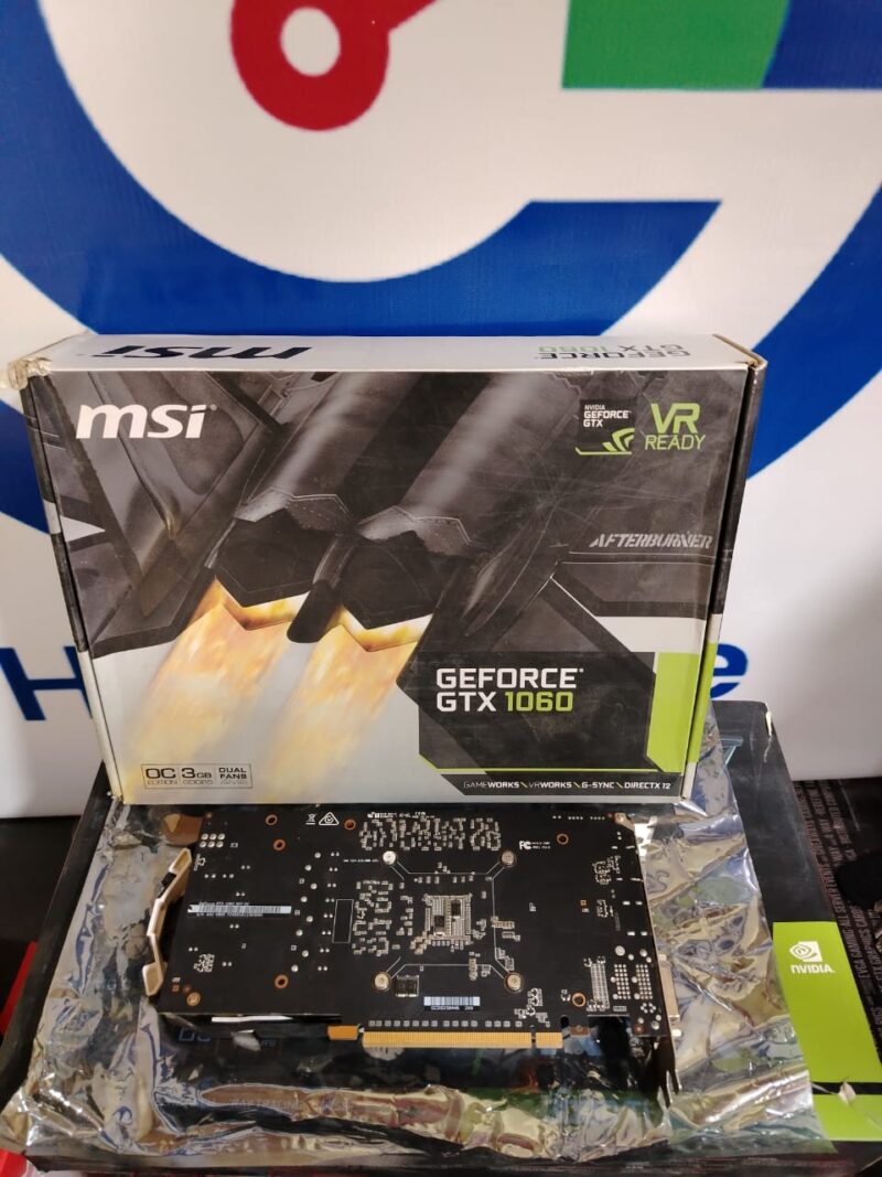 Graphic Card Nvidia Geforce Gtx 1060 3gb ddr5 Msi Global