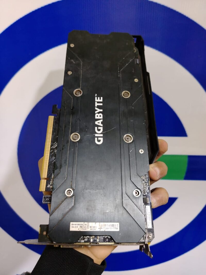 ⁦Graphic Card Nvidia Geforce Gtx 1060 6gb ddr5 Gigabyte Gaming G1⁩ - الصورة ⁦2⁩