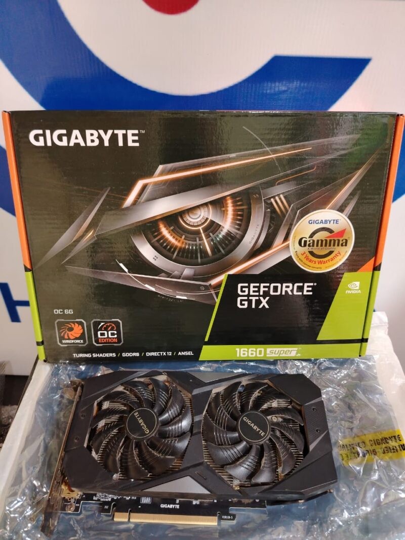 Graphic Card Nvidia Geforce Gtx 1660 super Gigabyte oc 6gb ddr6