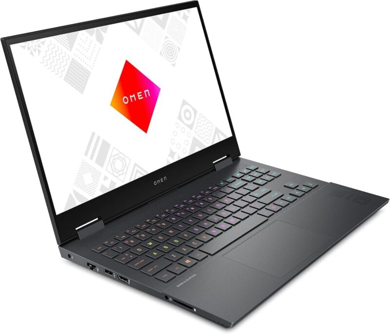 ⁦إتش بي أومن 15 للألعاب – زي الجديد – رايزن 7 5800H، رام 16 جيجابايت، SSD 512 جيجابايت، RTX 3060، شاشة 15.6 بوصة FHD 144 هرتز⁩ - الصورة ⁦3⁩