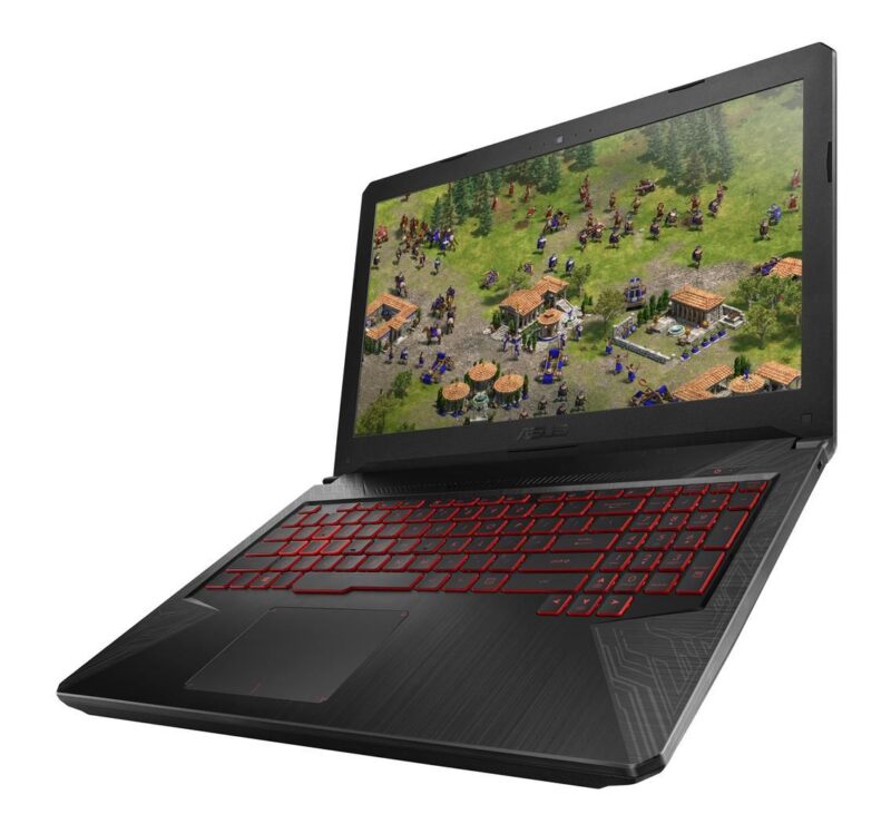 أسوس TUF 505GE – زي الجديد – كور i7 جيل ثامن، رام 16 جيجابايت DDR4 قابلة للتوسعة، قرص SSD سعة 512 جيجابايت M.2، كارت شاشة GTX 1050 Ti بسعة 4 جيجابايت، شاشة 15.6 بوصة فل إتش دي