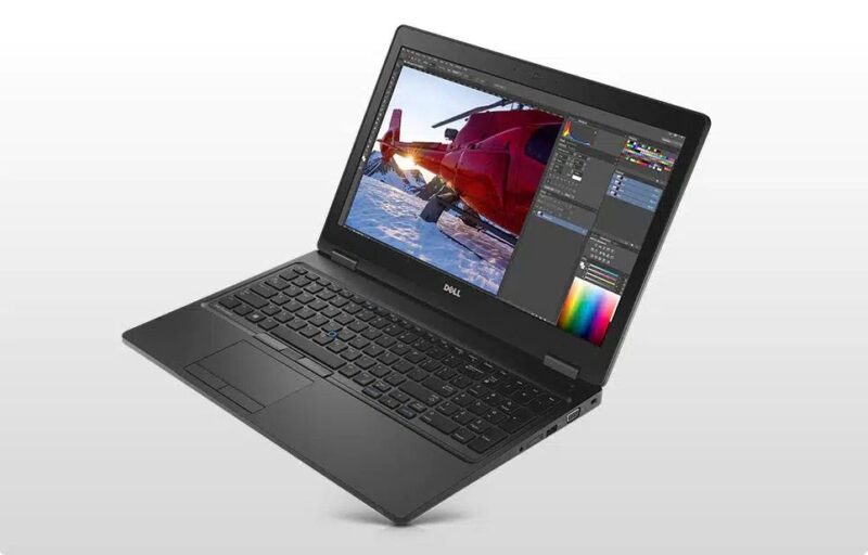 ⁦ديل بريسيجن 3520 – زي الجديد – كور i5 HQ الجيل السابع، رام 8 جيجابايت DDR4 قابلة للتوسعة، قرص SSD سعة 256 جيجابايت، كارت إنفيديا كوادرو 2 جيجابايت، شاشة 15.6 بوصة FHD⁩ - الصورة ⁦2⁩