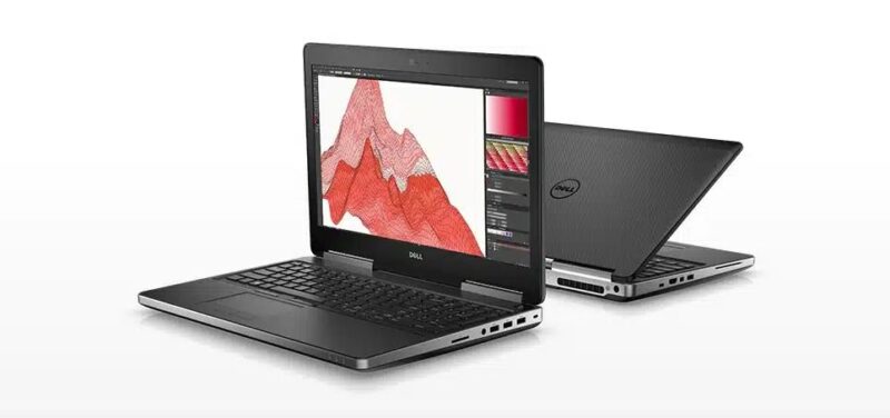 ⁦ديل بريسيجن 7520 – زي الجديد – كور i7 الجيل السابع، رام 16 جيجابايت DDR4 قابلة للتوسعة، قرص SSD سعة 512 جيجابايت، كارت AMD Radeon Pro WX 4130 بسعة 2 جيجابايت، شاشة 15.6 بوصة فائقة الوضوح⁩ - الصورة ⁦3⁩