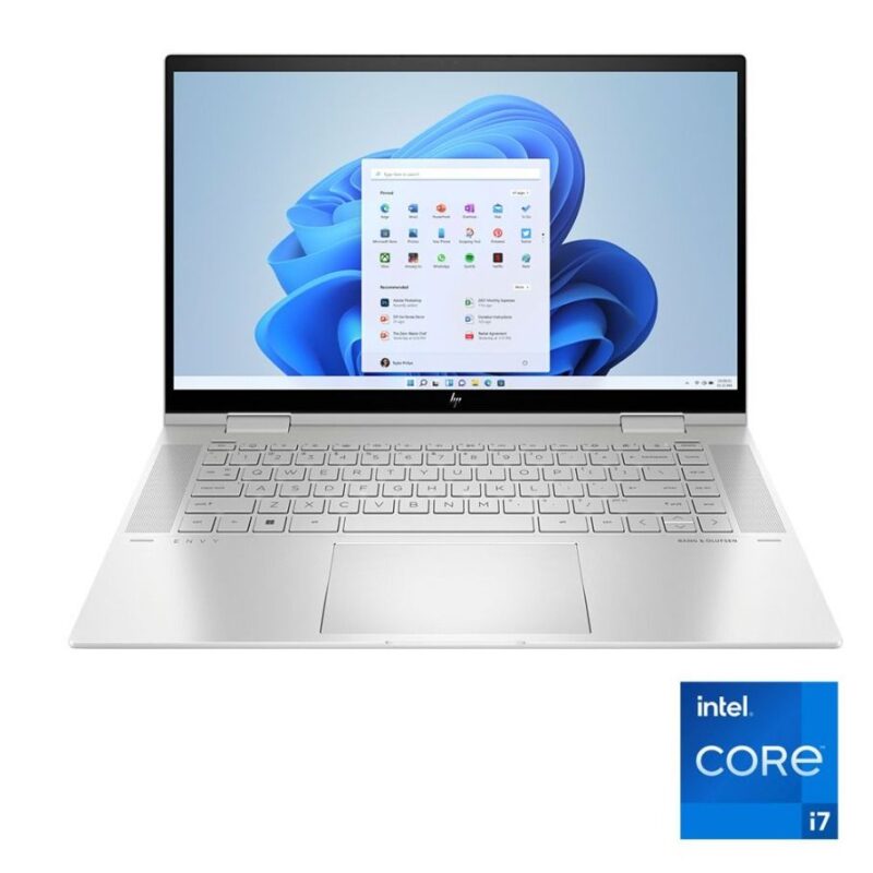 لابتوب إتش بي Envy X360 15-EW0023DX - معالج Intel® Core™ i7-1255U - ذاكرة RAM سعة 16 جيجابايت DDR4 - قرص SSD بسعة 512 جيجابايت - شاشة 15.6 بوصة FHD تعمل باللمس - نظام تشغيل ويندوز 11 - اللون الفضي الطبيعي