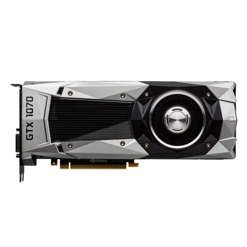 ⁦Graphic Card Nvidia Geforce Gtx 1070 8gb Ddr5 Founder Edition⁩ - الصورة ⁦3⁩