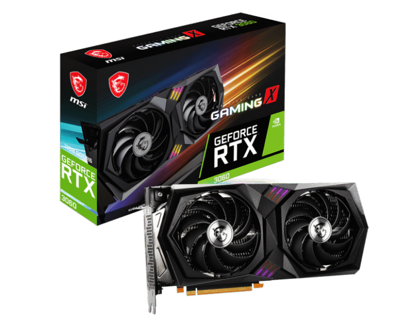 Graphic Card Nvidia Geforce RTX 3060 12gb MSI Gaming X ddr6