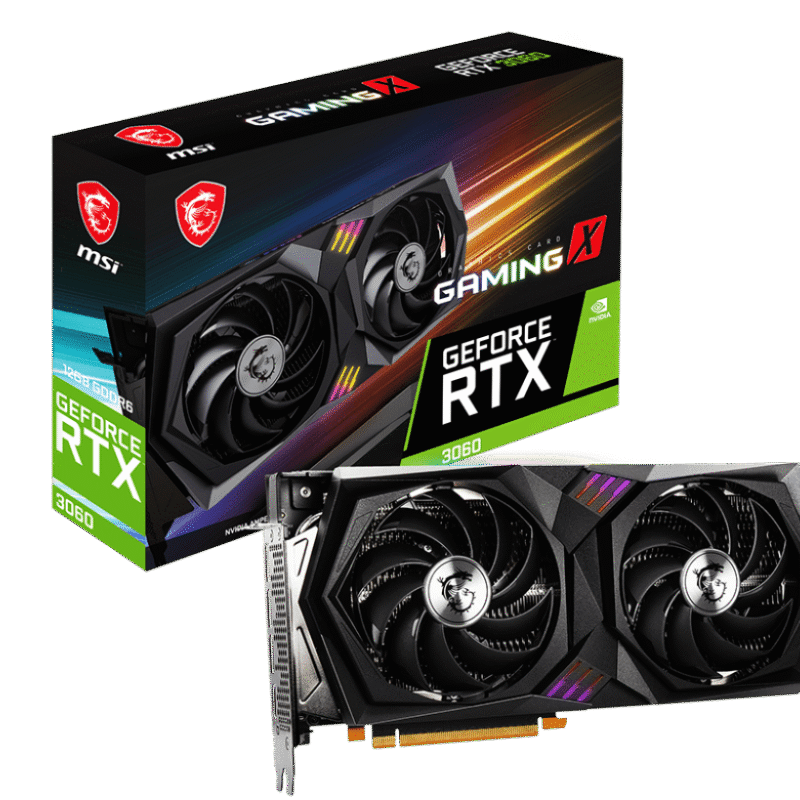 Graphic Card Nvidia Geforce RTX 3060 12gb MSI Gaming X ddr6