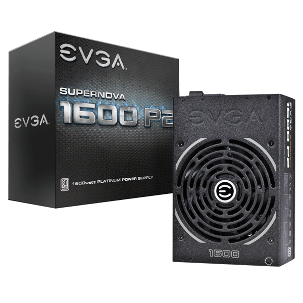 EVGA SuperNOVA 1600 P2, 80+ PLATINUM 1600W, Fully Modular, EVGA ECO Mode, 10 Year Warranty, Includes FREE Power On Self Tester Power Supply 220-P2-1600-X1