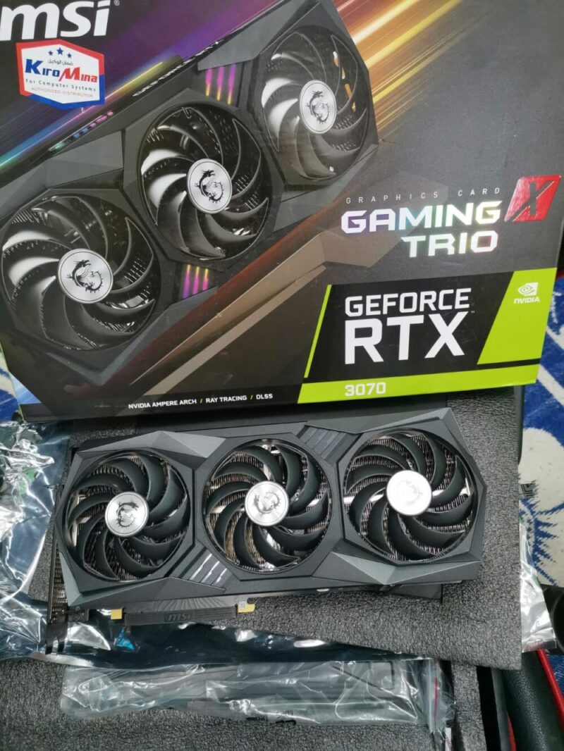 Graphic Card Nvidia Geforce RTX 3070 8GB Msi GamingX Trio ddr6