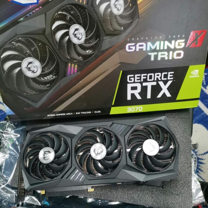 Graphic Card Nvidia Geforce RTX 3070 8GB Msi GamingX Trio ddr6