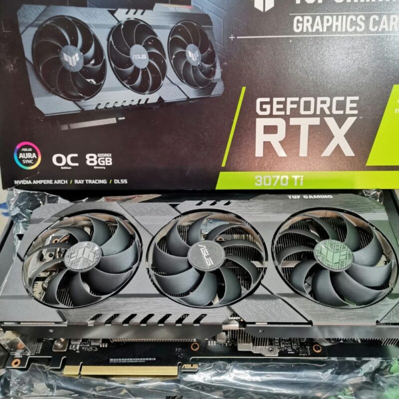 Graphic Card Nvidia Geforce RTX 3070 Ti 8GB Asus Tuf OC Edition ddr6