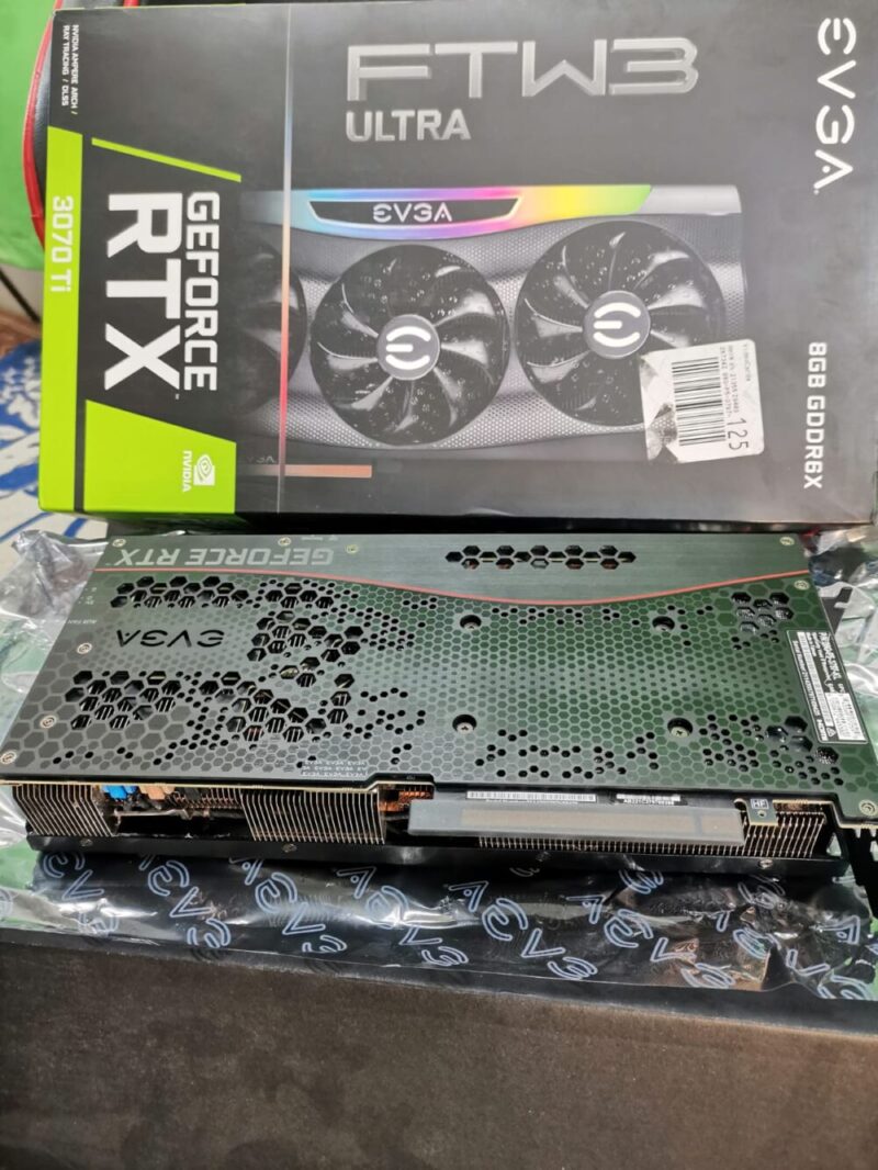 ⁦RTX 3070 Ti 8GB Evga FTW3 Ultra⁩ - الصورة ⁦3⁩