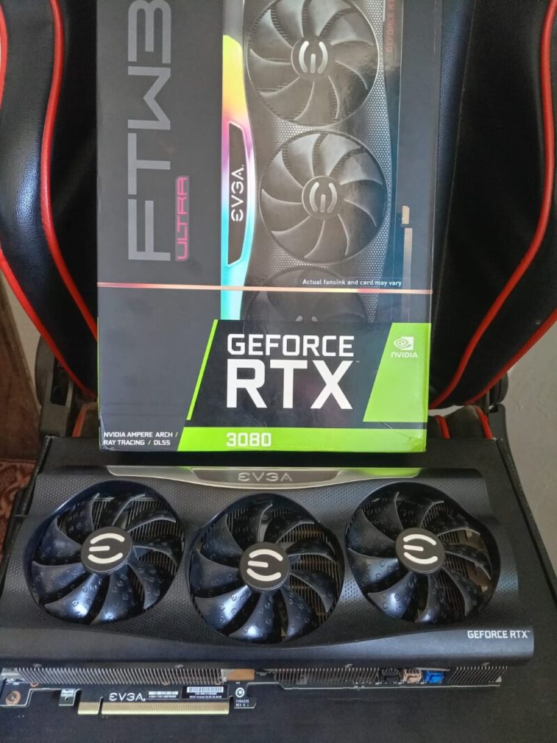 Graphic Card Nvidia Geforce RTX 3080 10gb ddr6X EVGA FTW3 Ultra