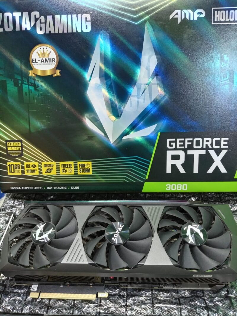 Graphic Card Nvidia Geforce RTX 3080 10GB Zotac Amp Holo ddr6X