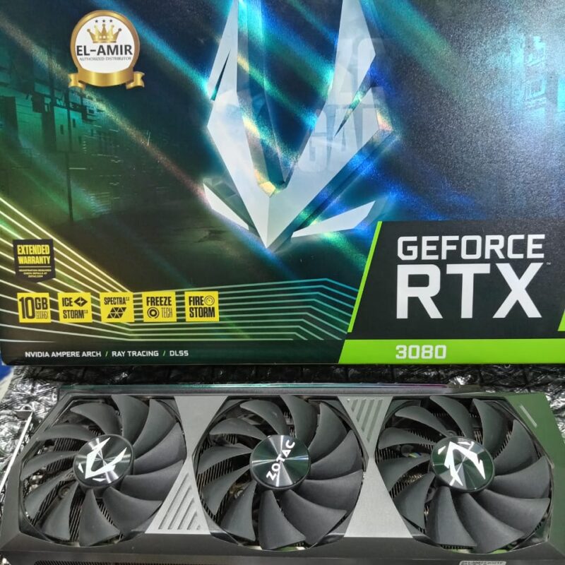 Graphic Card Nvidia Geforce RTX 3080 10GB Zotac Amp Holo ddr6X