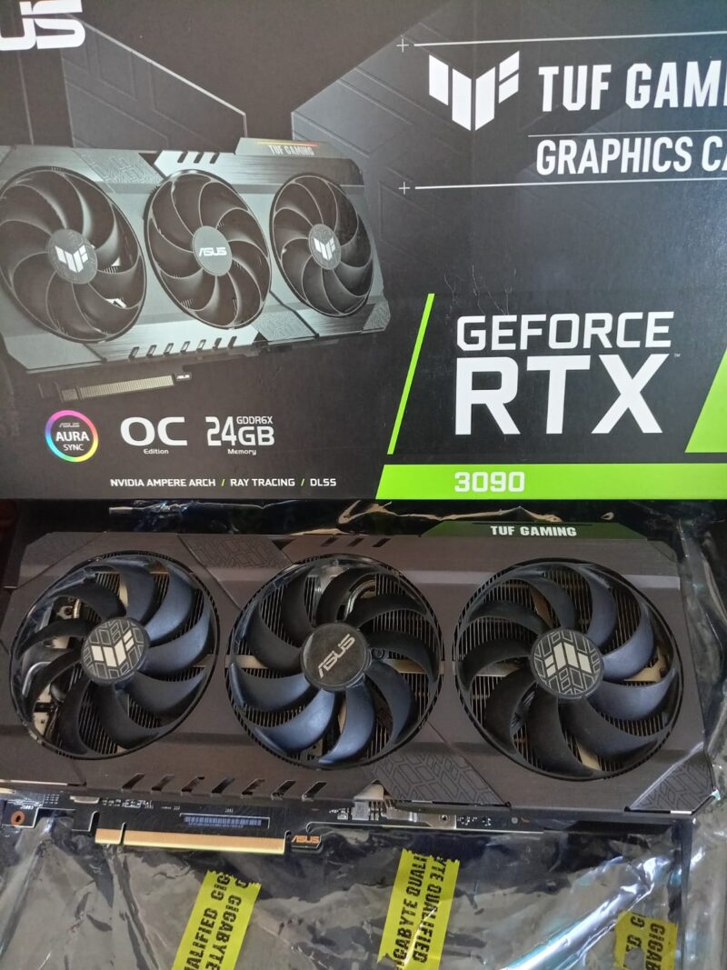 Graphic Card Nvidia Geforce RTX 3090 24GB Ddr6 Asus Tuf OC