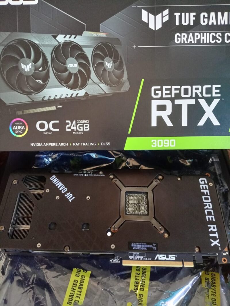 ⁦Graphic Card Nvidia Geforce RTX 3090 24GB Ddr6 Asus Tuf OC⁩ - الصورة ⁦2⁩