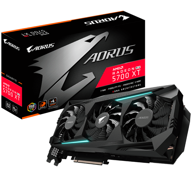 Graphic Card AMD Redeon Rx 5700 xt 8gb ddr6 Aorus