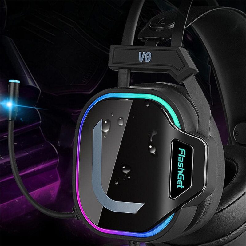 ⁦FlashGet V8 Headset PC – Ps4 – Ps5 – Xbox – Bloutooth⁩ - الصورة ⁦3⁩