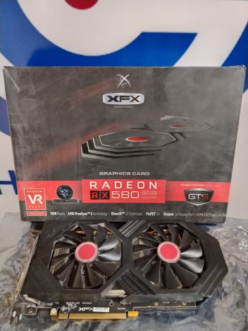 Graphic Card AMD Redeon Rx 580 8gb ddr5 Xfx