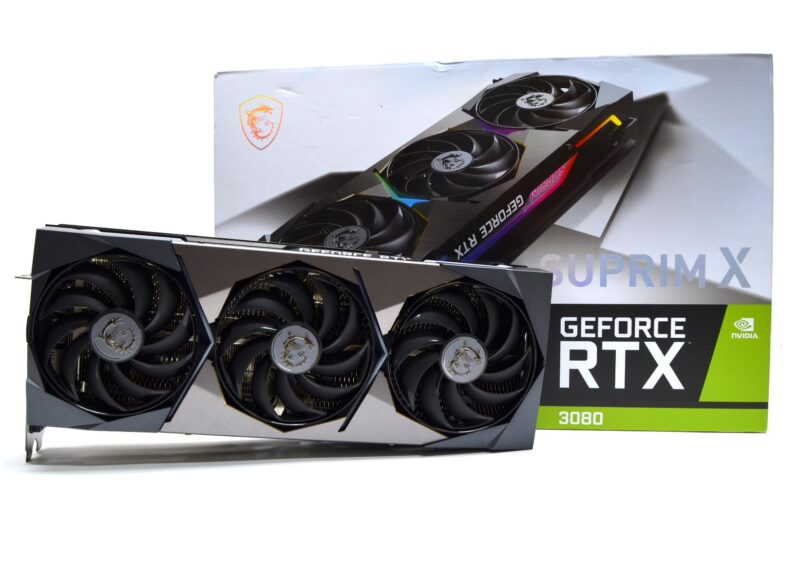 Graphic Card Nvidia Geforce Rtx 3080 10gb Ddr6X Msi SuprimX