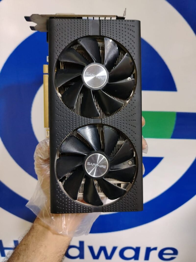 ⁦Graphic Card AMD Redeon Rx 580 8gb ddr5 Sapphire pulse⁩ - الصورة ⁦2⁩