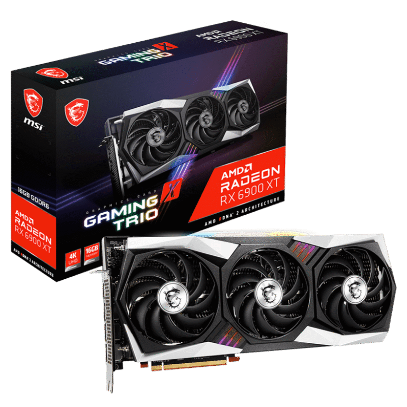 Graphic Card AMD Redeon Rx 6900 xt 16gb ddr6 Msi Gaming X Trio