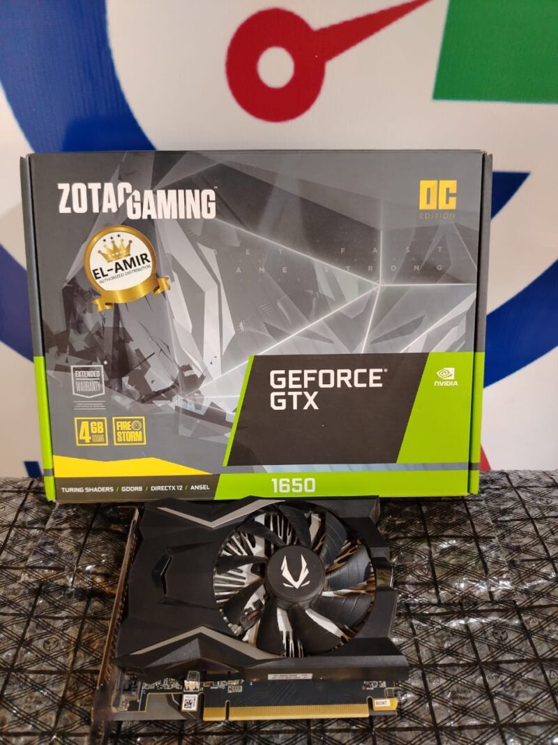 Graphic Card Geforce Gtx 1650 4gb Zotac Gaming oc ddr6