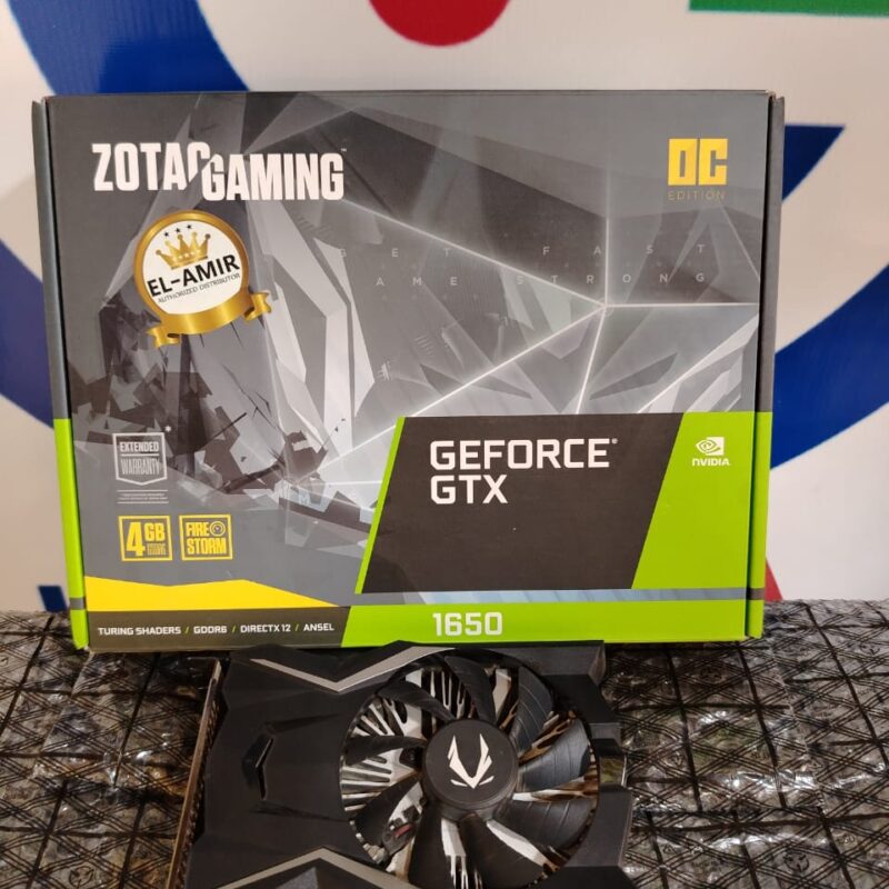 Graphic Card Geforce Gtx 1650 4gb Zotac Gaming oc ddr6